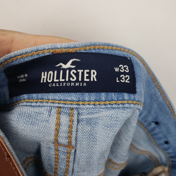 Hollister Men’s Denim Skinny Jeans 33/32 - Picture 7 of 7